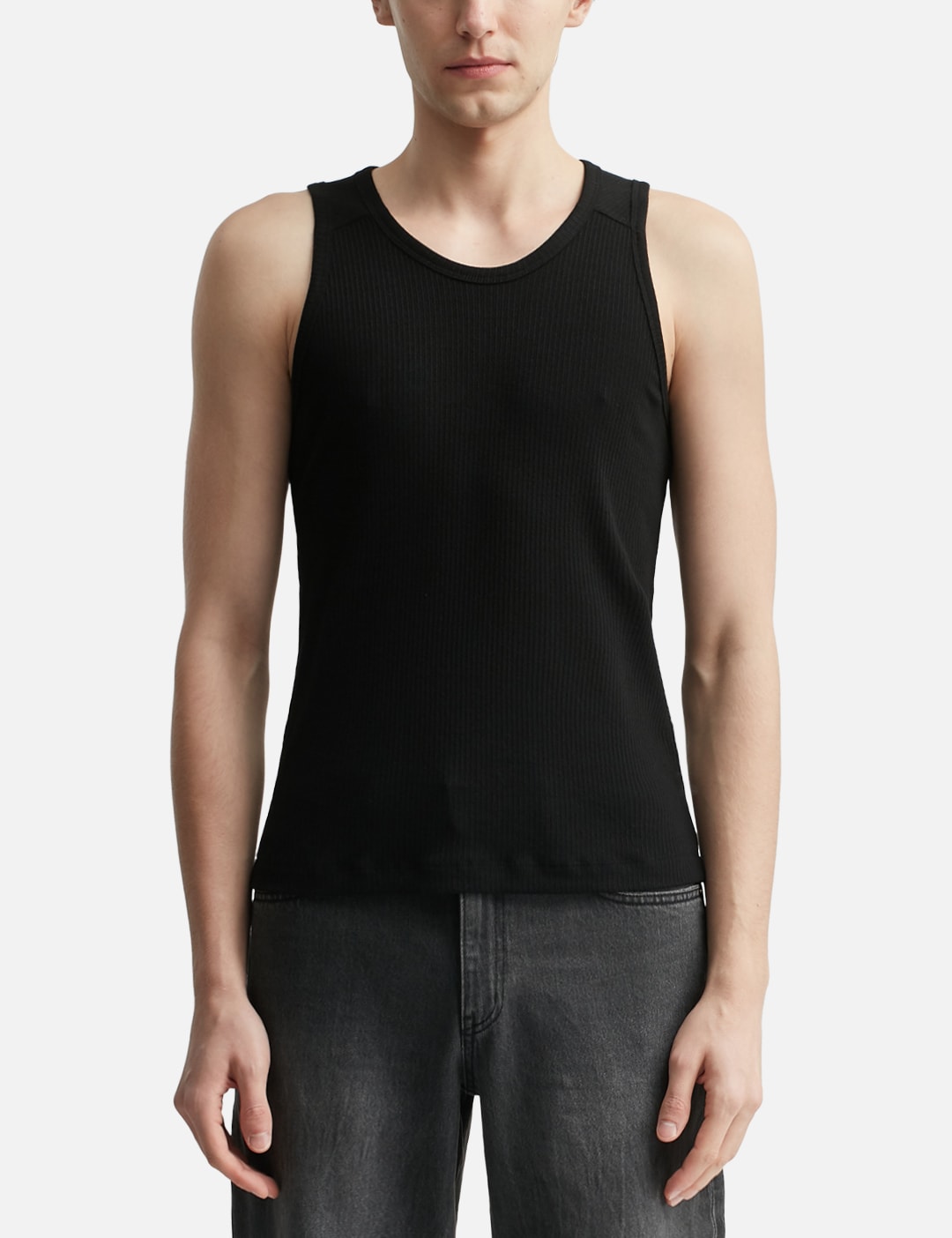 Silk Lyocell Rib Tank Top view 11