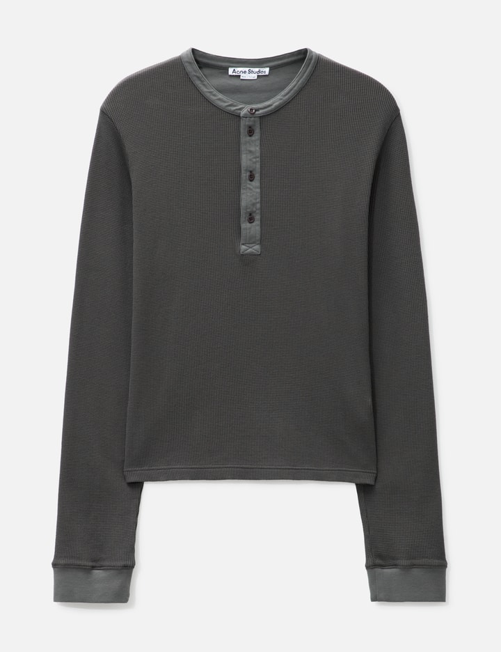 Acne Studios Long Sleeve T-shirt In Gray
