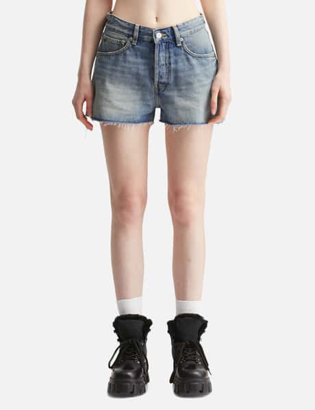 Won Hundred Addison 80s Light Blue Shorts