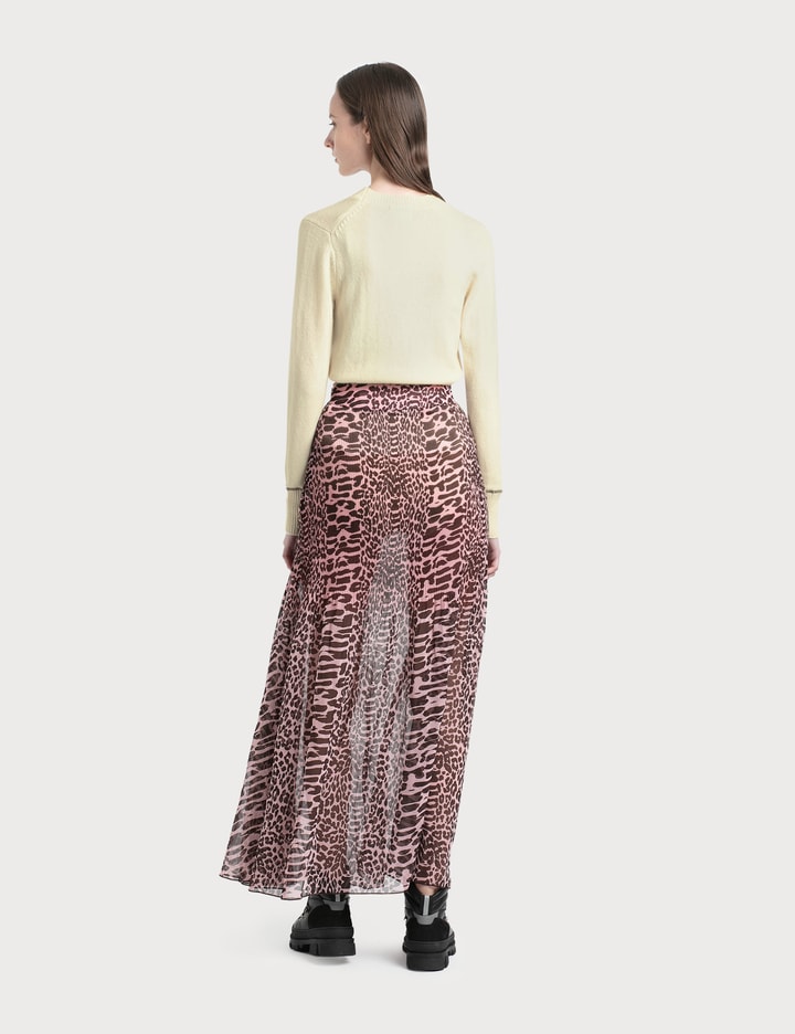 Pleated Georgette Maxi Skirt Placeholder Image
