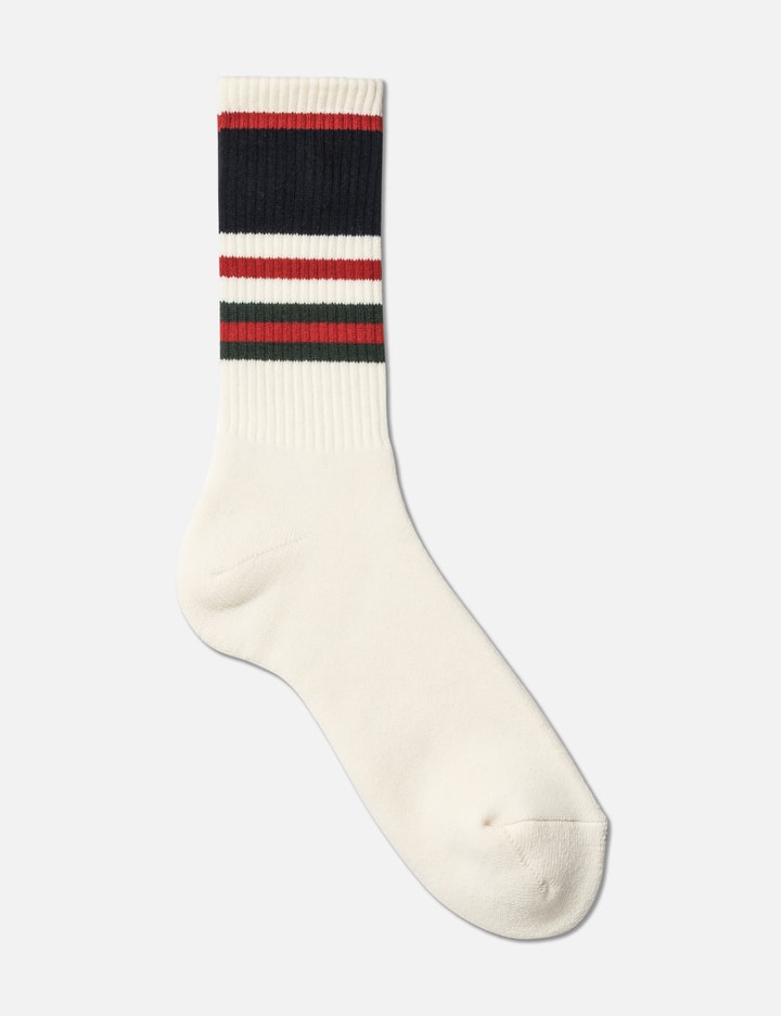 By Parra Signature Striped Crew Socks