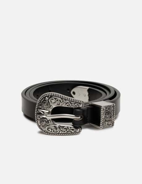 Western Woven Leather Belt view 13