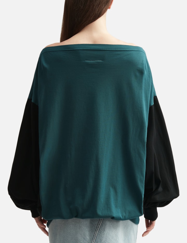 MM6 Maison Margiela Two-Tone Upside-Down Sweatshirt