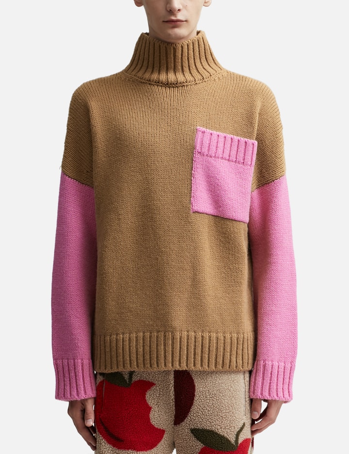 Patch Pocket Turtleneck Jumper Placeholder Image