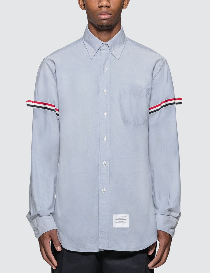 Thom Browne Classic Button Down Point Collar Shirt