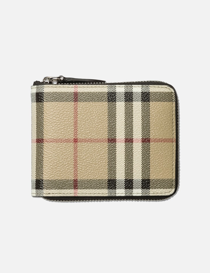 Burberry - Check Ziparound Wallet | - Globally Curated Fashion and Lifestyle by Hypebeast