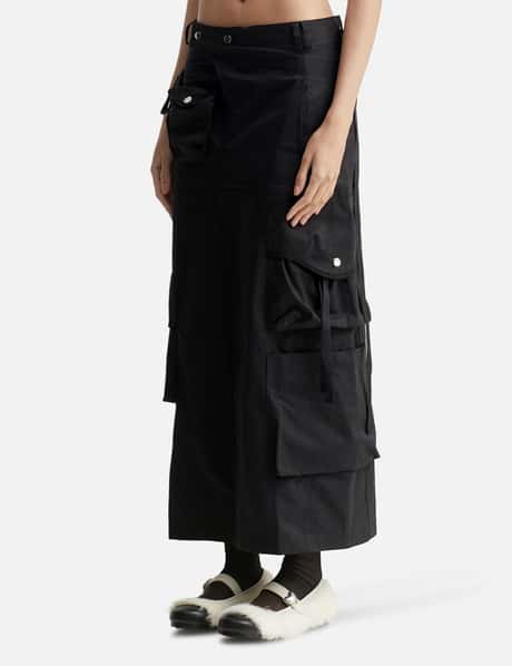Strap Cargo Maxi Skirt view 7