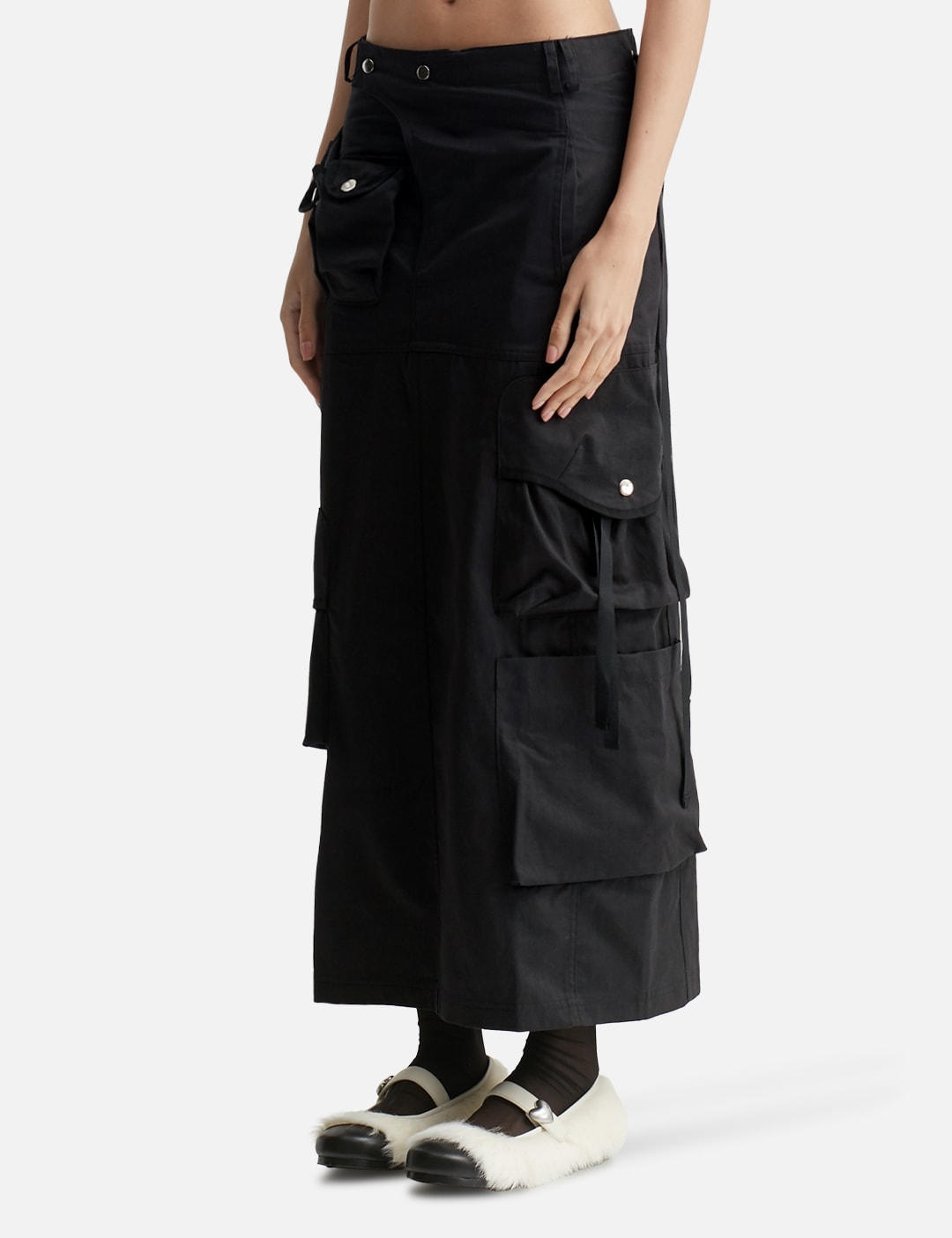 Strap Cargo Maxi Skirt view 8