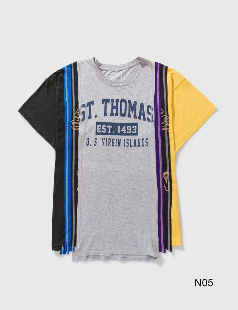 Needles ワイドショートアップサイクルTシャツ Needles ワイドショートアップサイクルTシャツ C99926278 - トップス