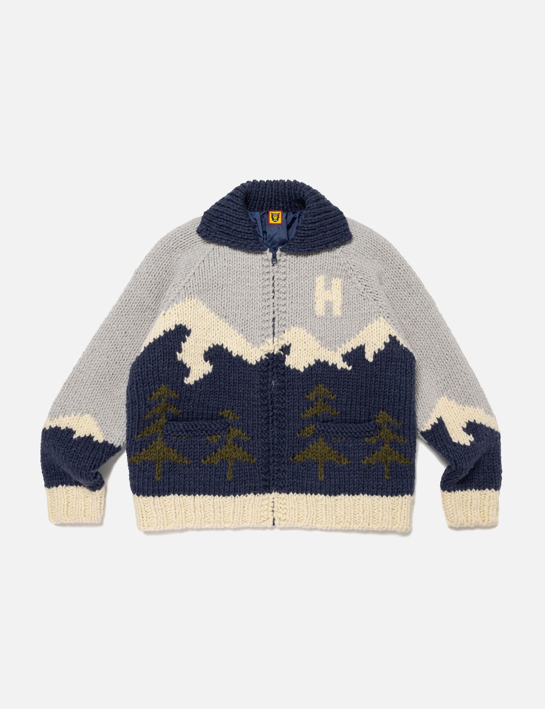 Human Made Polar Bear Cowichan Sweater