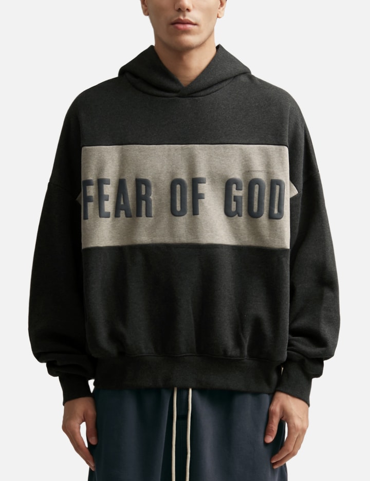 Fear of God Essentials Cropped Relaxed Panelled Hoodie