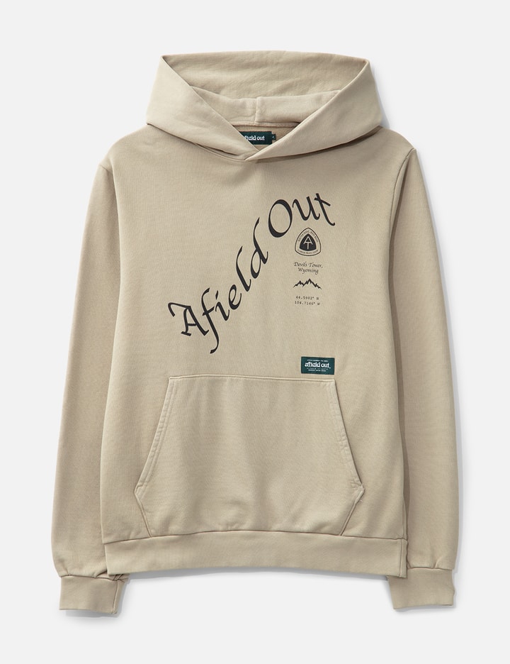 Afield Out Devils Tower Hoodie In Neutral