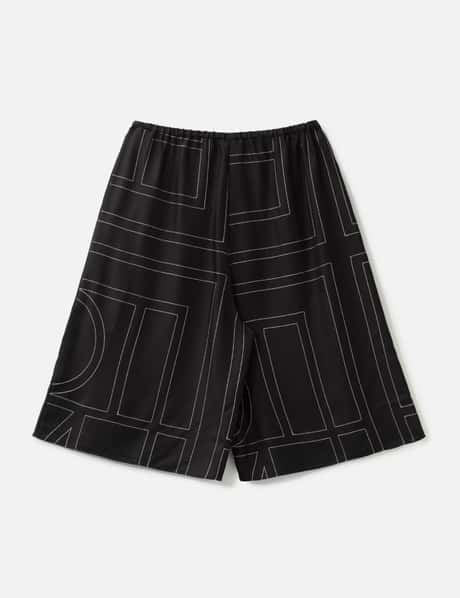 Monogram Silk PJ Culottes view 8