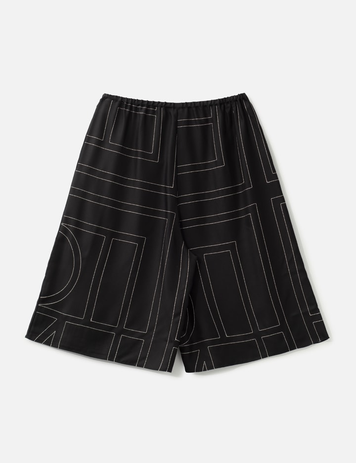 TOTEME Monogram Silk PJ Culottes