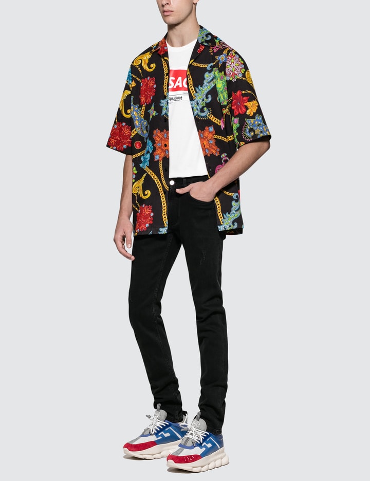 Allover Chain Print S/S Shirt Placeholder Image