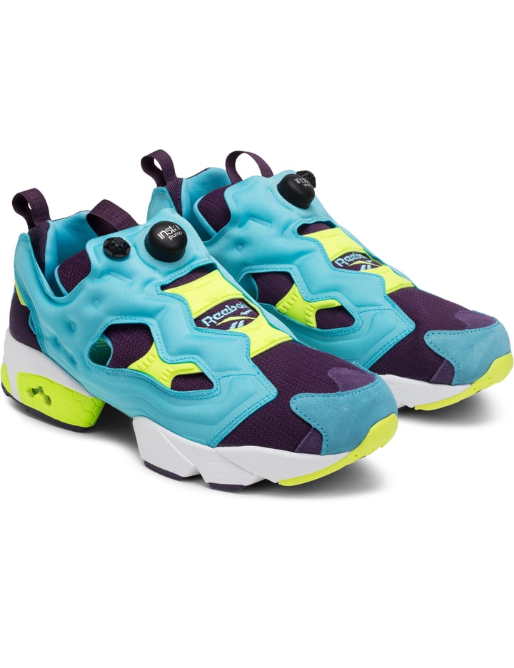 Neon Blue/Purple Skills/Solar Yellow/White Instapump Fury OG Placeholder Image