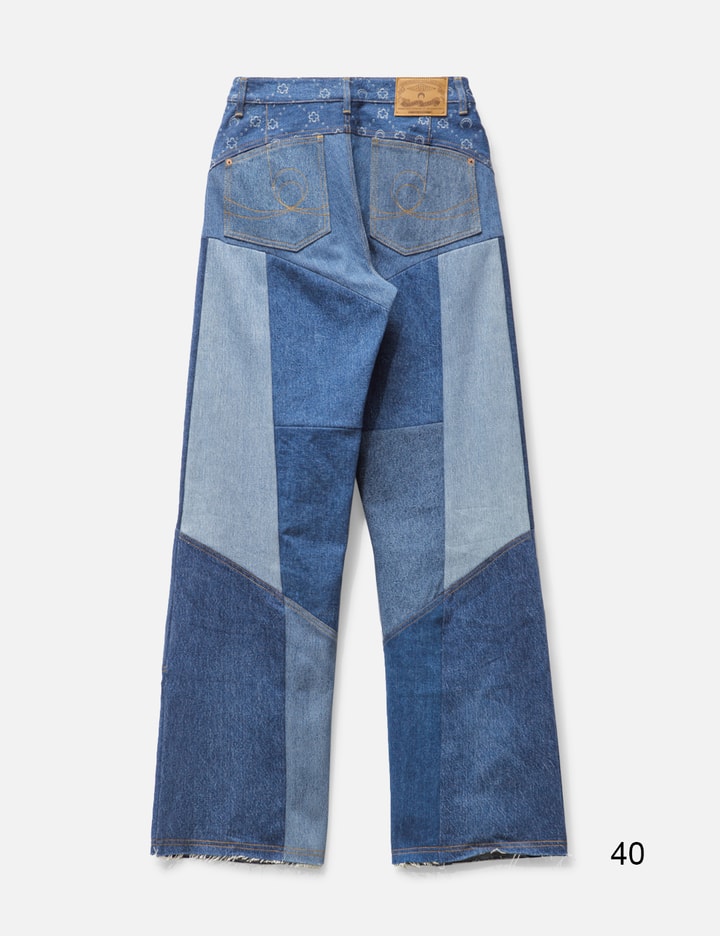 리제네레이티드 데님 모노그램 와이드 레그 트라우저 Placeholder Image