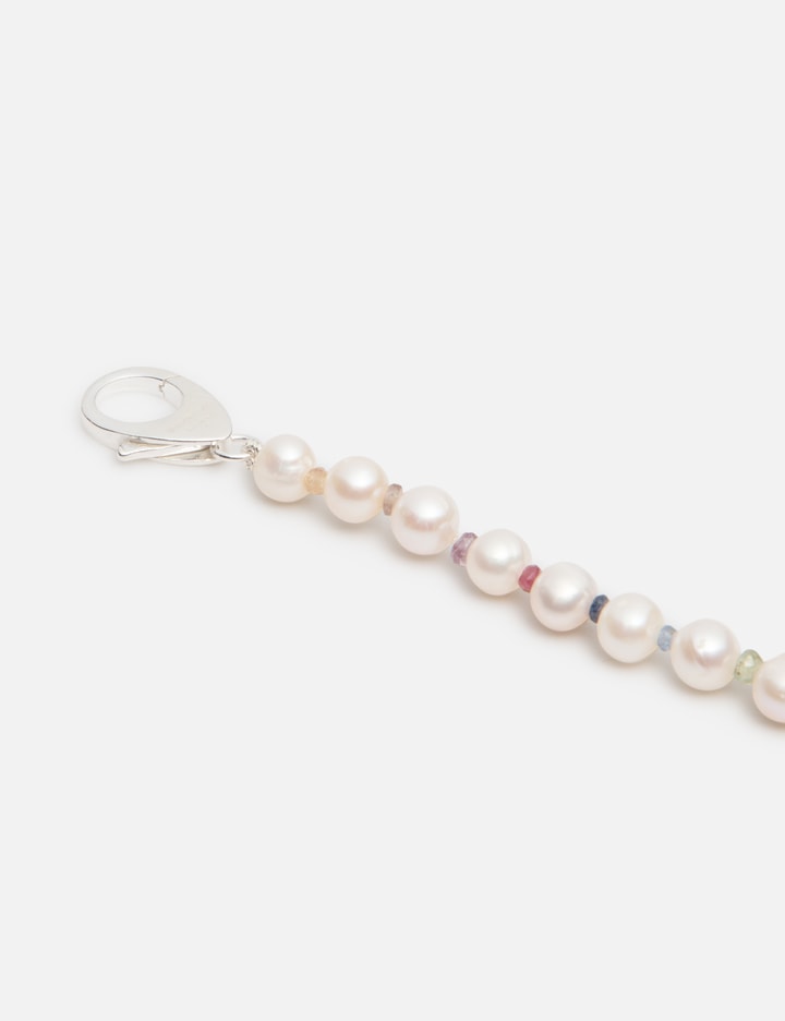 RAINBOW GRADIENT CRYSTAL PEARL BRACELET Placeholder Image