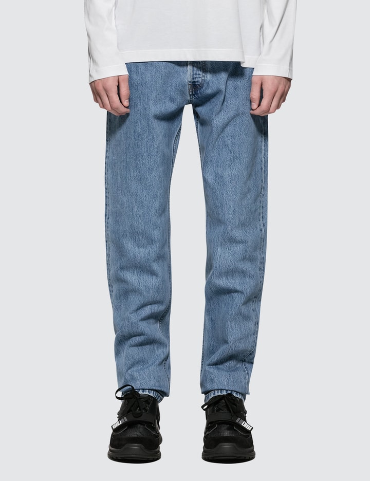 Straight Leg Washed Jeans Placeholder Image