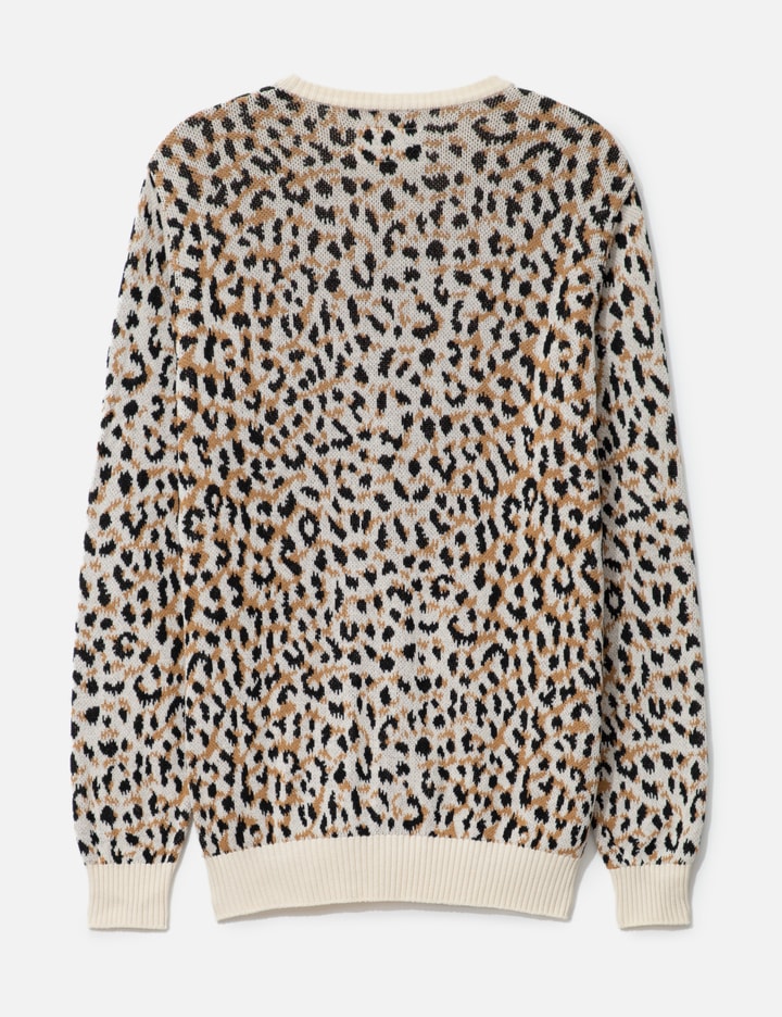Leopard Jacquard Knit Cardigan Placeholder Image