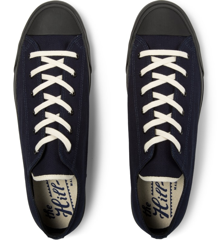 Selvedge Indigo Panama Cloth Low Top Sneakers Placeholder Image