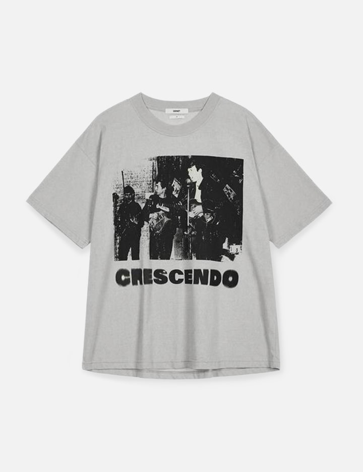 Deinet Crescendo Graphics T-shirt In Gray