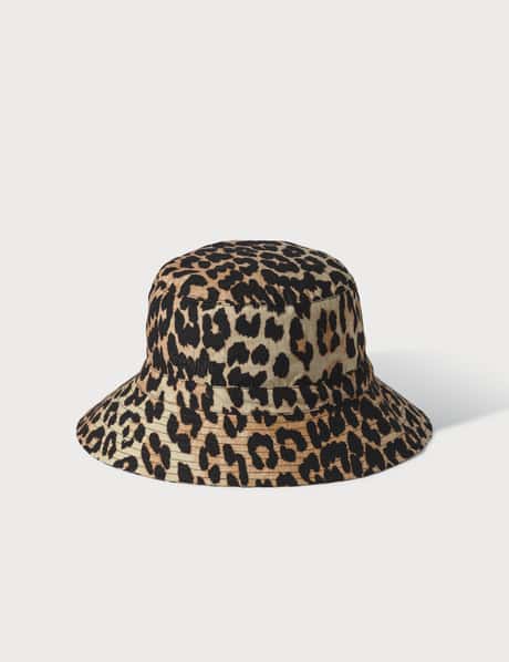 Ganni Leopard Bucket Hat HBX ハイプビースト(Hypebeast)が厳選