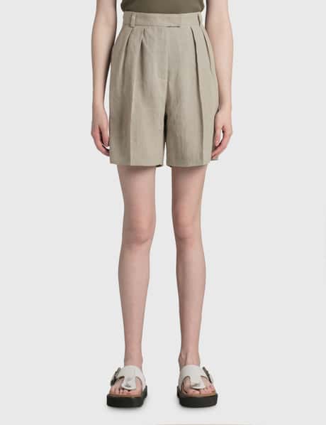 Rohe Lucia Linen Shorts