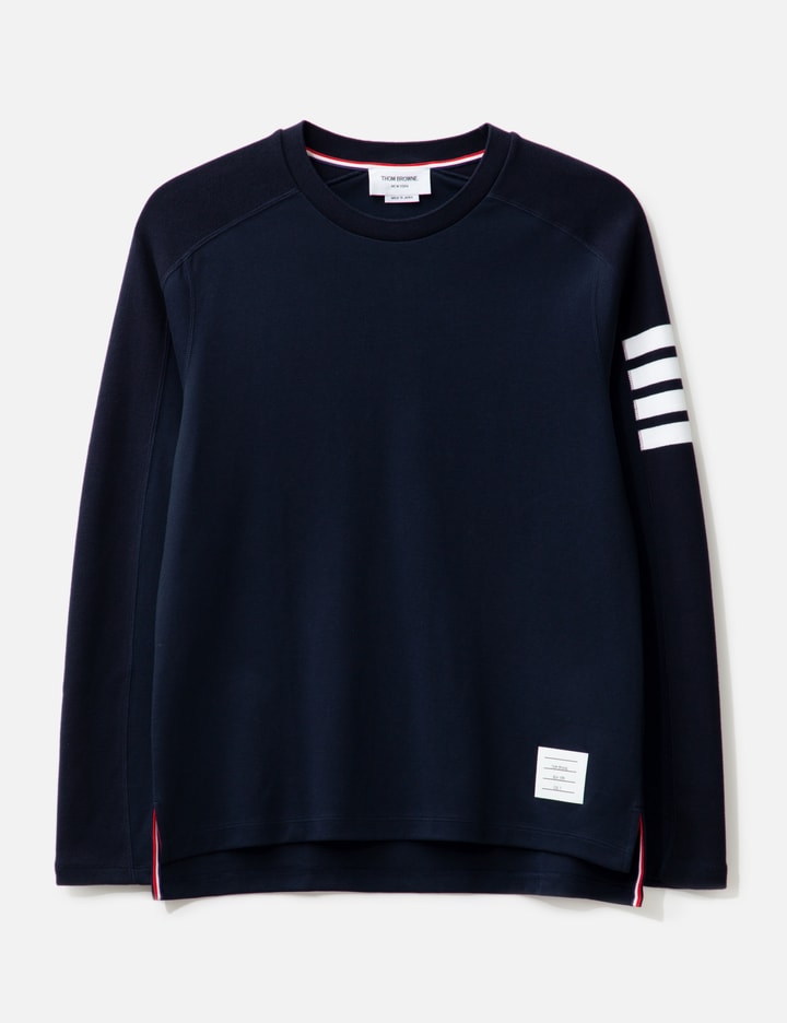 Thom Browne Classic 4-bar Sweatshirt In Blue
