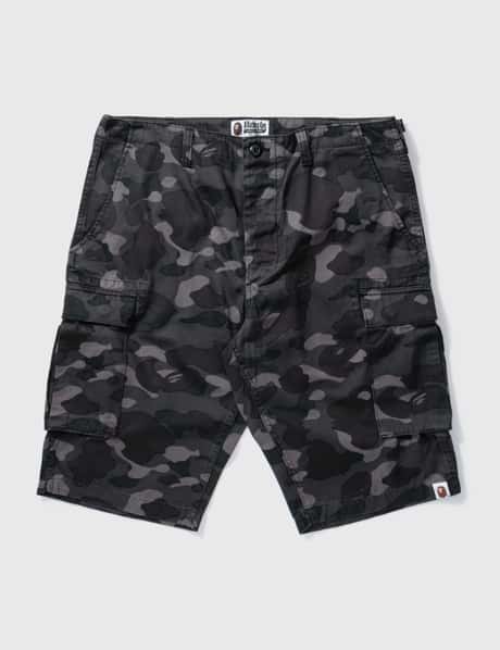 BAPE Bape Black Camouflage Shorts