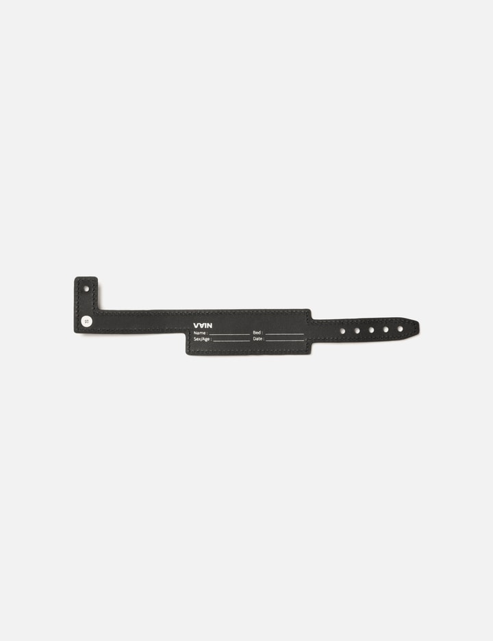 VAIN ID Leather Bracelet Black