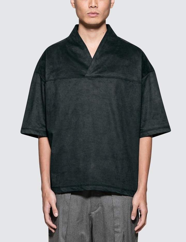 Fake Suede Wa-neck H/S T-Shirt Placeholder Image