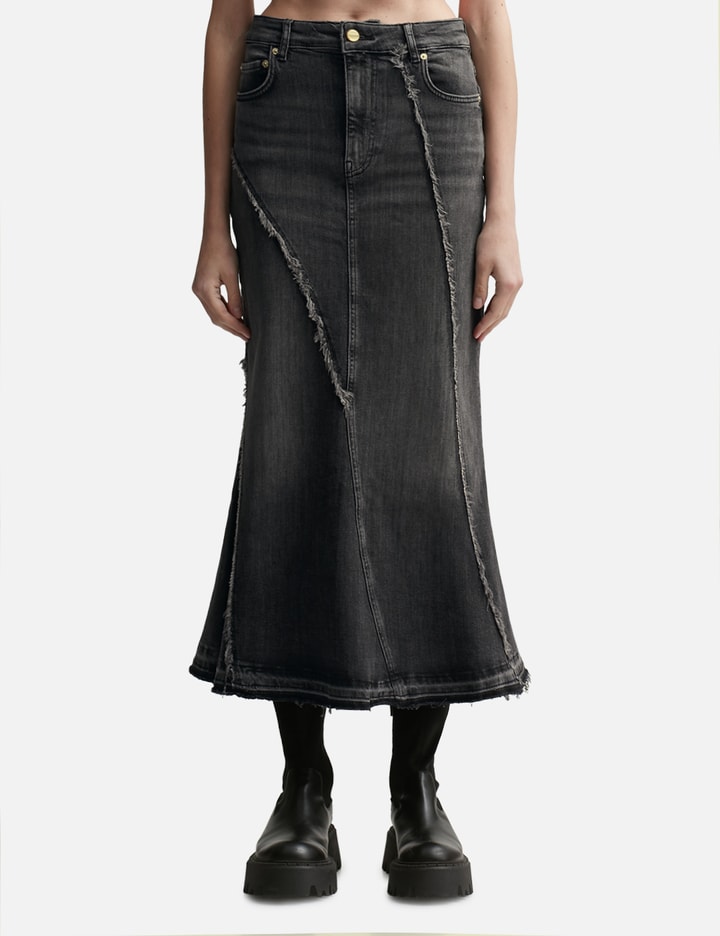 Tint Edge Denim Long Skirt Placeholder Image