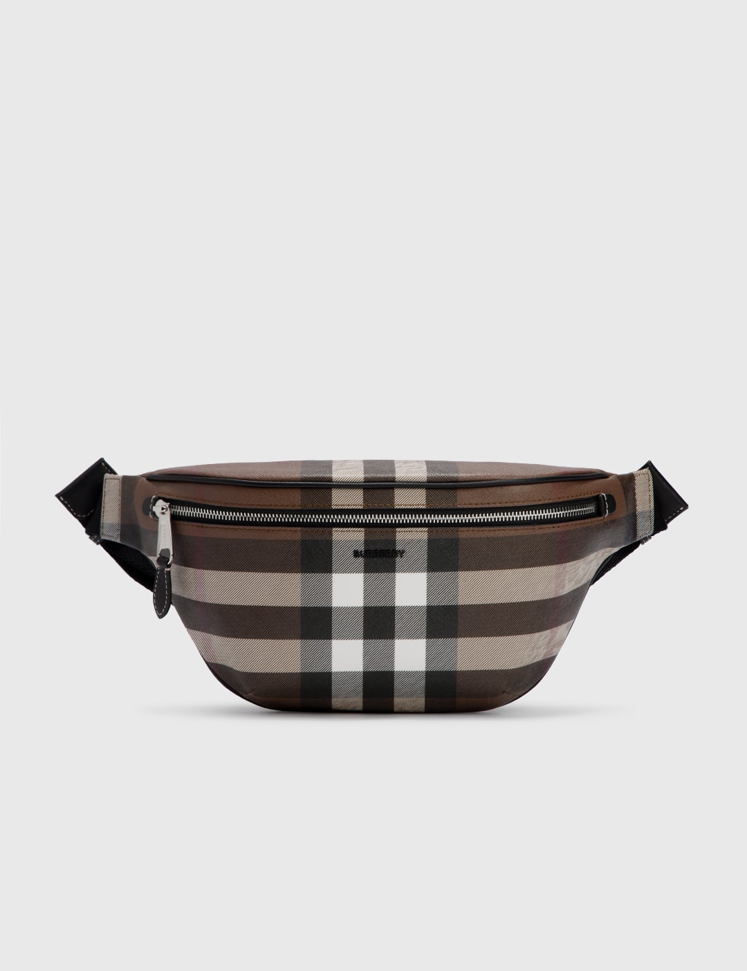 Burberry - Check and Leather Bum Bag | HBX - Globally Curated Fashion and  Lifestyle by Hypebeast