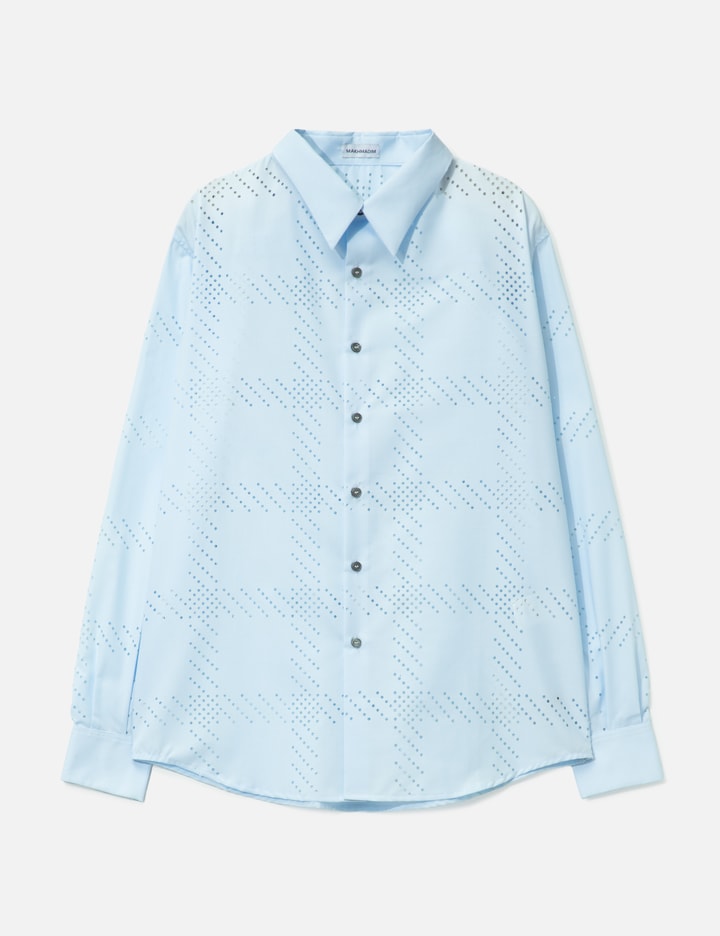Laser Check Perforated Shirt Placeholder Image