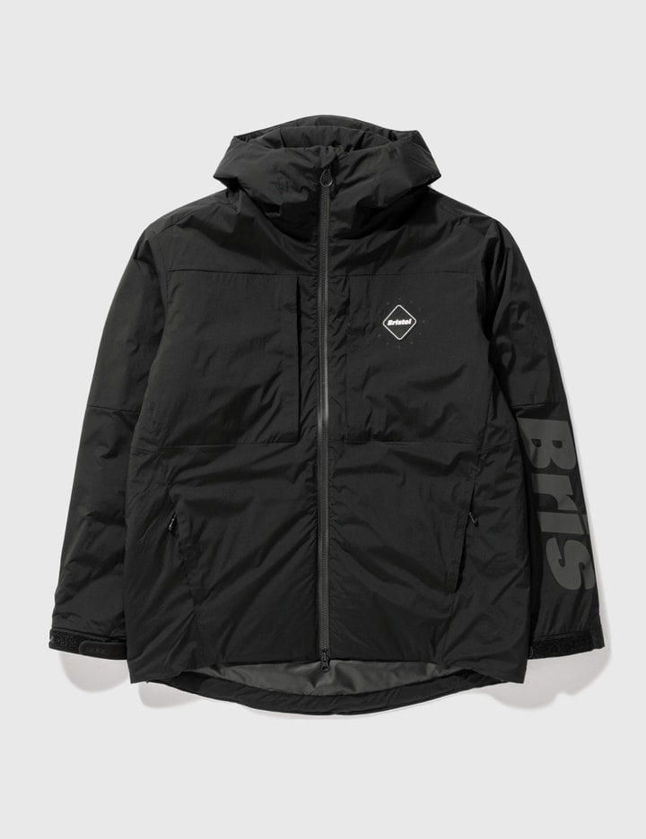 F.c. Real Bristol Insulation Padded Hooded Jacket In Black