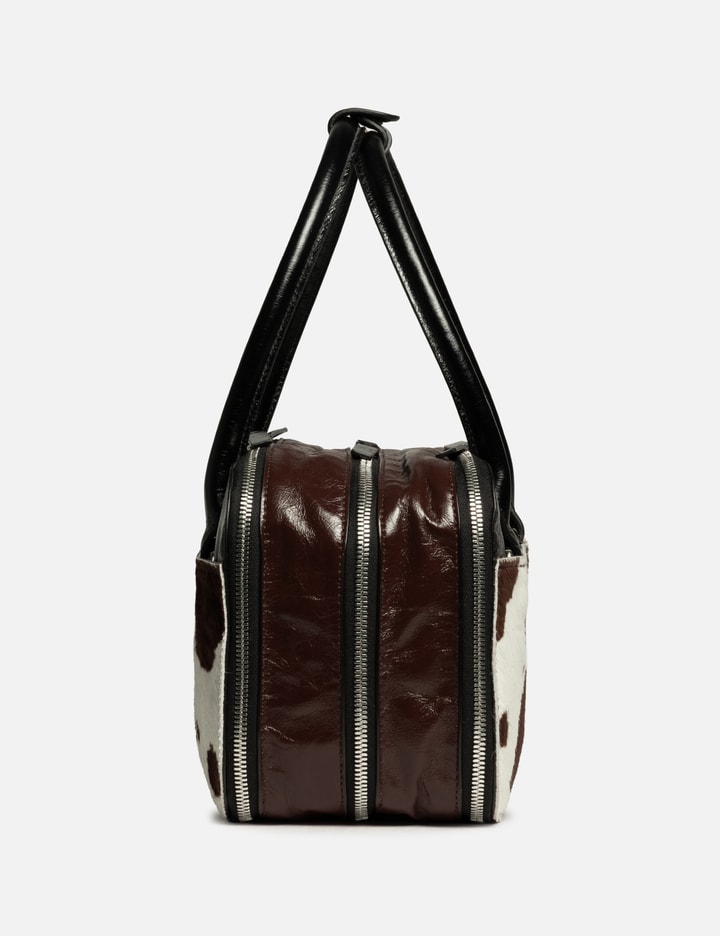 Marni Cow Print Leather Small Boxyne Bag