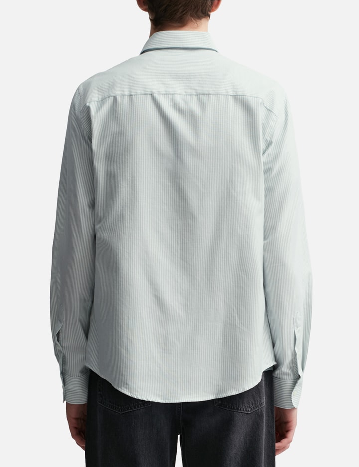 Ami Alexandre Mattiussi Button-down Ami De Coeur Shirt In White