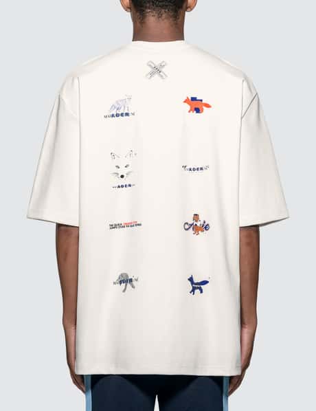 Maison Kitsuné - Ader Error x Maison Kitsune Logo Play T-shirt 