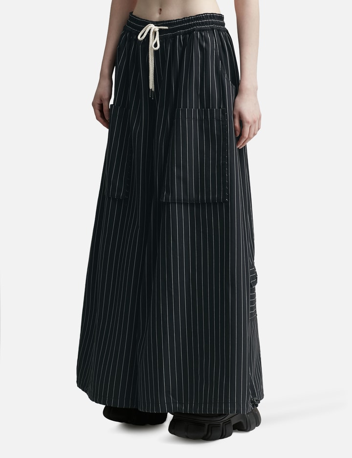 Drawstring Pin Stripe Pants Placeholder Image