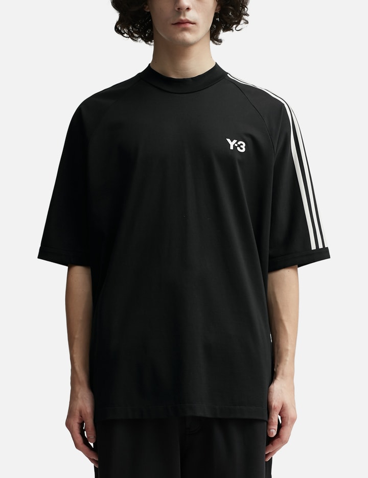 Shop Y-3 3s Short Sleeve T-shirt In Black