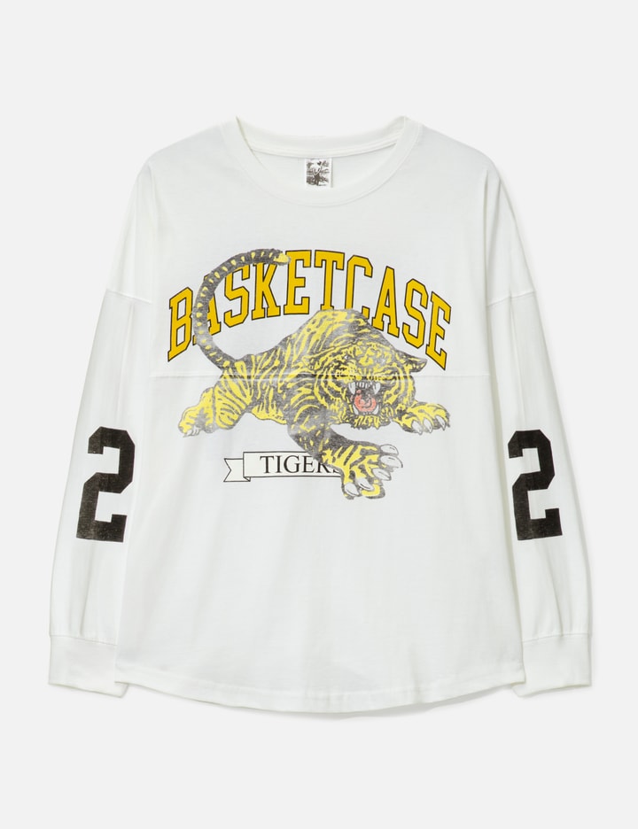 Shop Basketcase Tiger Football Longsleeve T-shirt