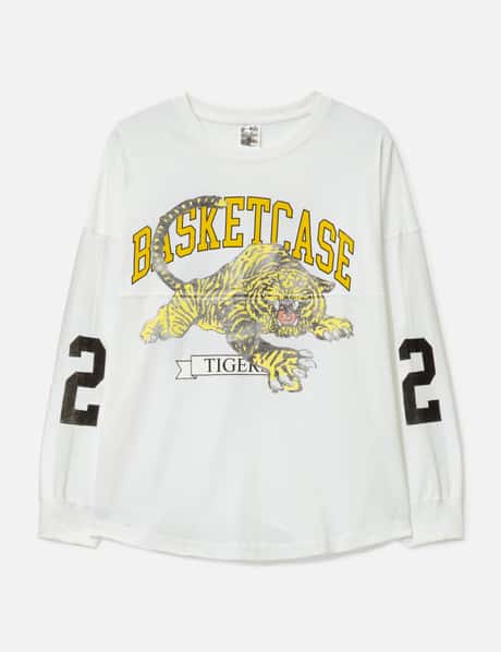 BASKETCASE Tiger Football Longsleeve T-shirt