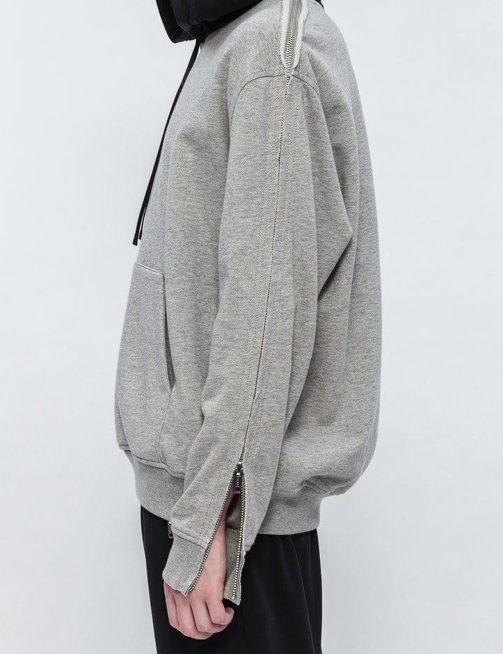 Contrast Hoodie with Zipper Placeholder Image