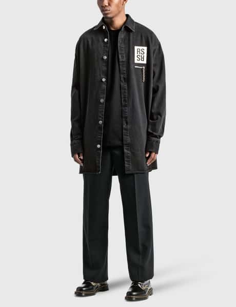 Raf Simons - Zipped Pocket Big Fit Denim Shirt | HBX - ハイプ 
