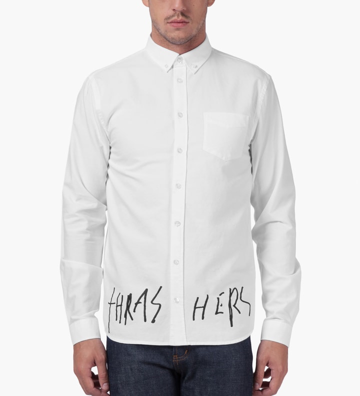 White/Black Grill Hunter Thrasher Shirt Placeholder Image