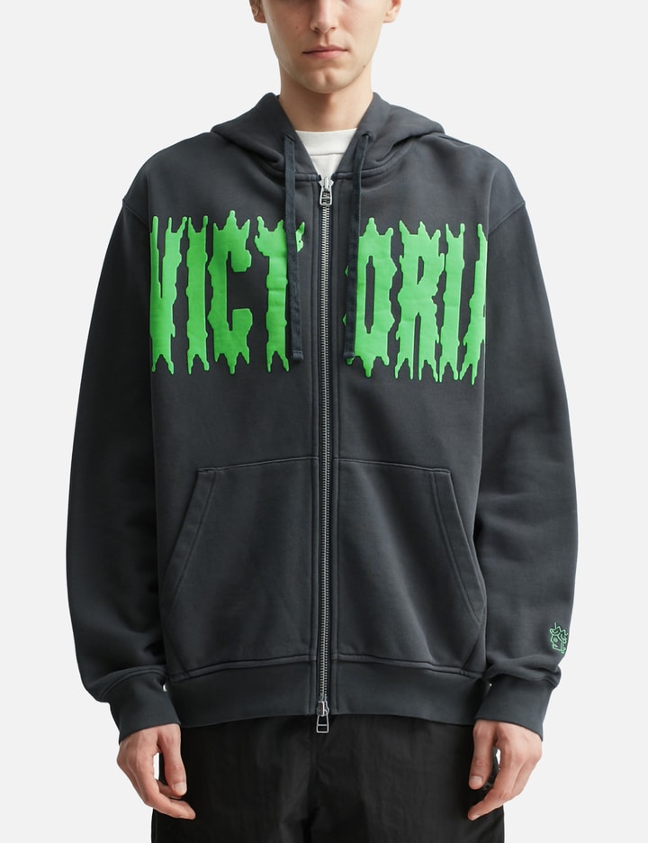 Spiky Script Zip Hooded Sweatshirt Placeholder Image