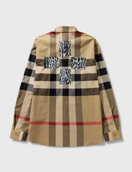 Burberry - Oversized Check Cotton Shirt | HBX - Globally Curated Fashion  and Lifestyle by Hypebeast