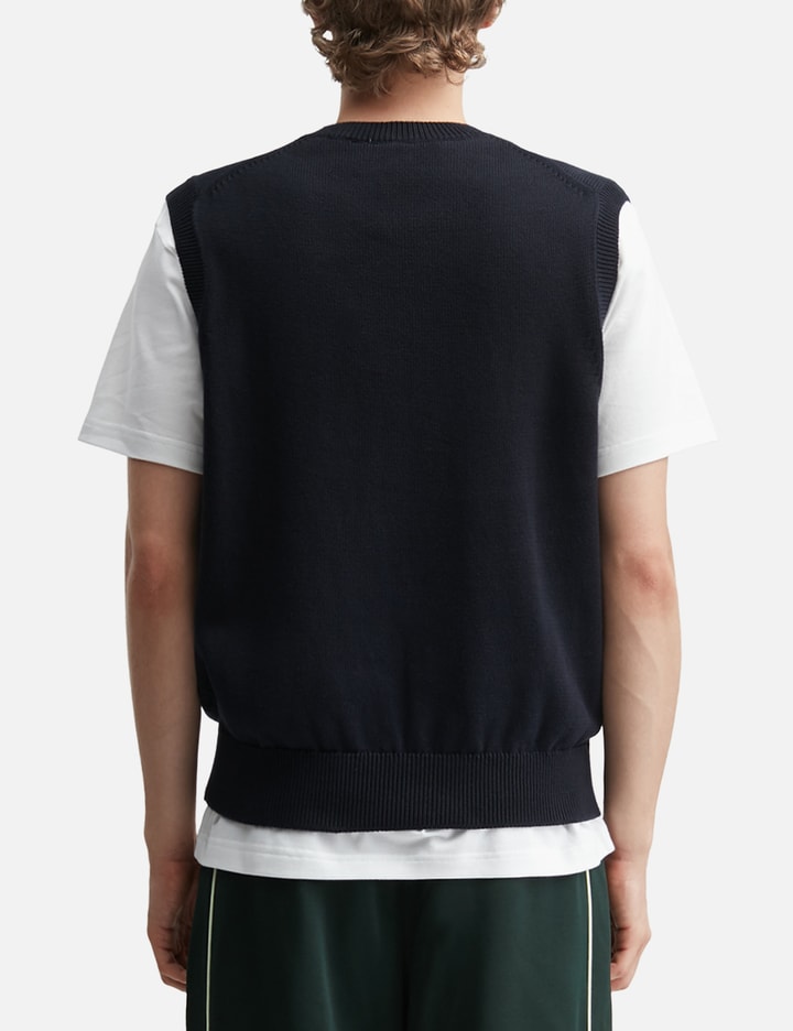 Lacoste Cotton Jacquard Sweater Vest