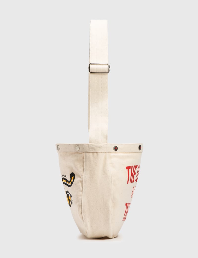 HUMAN MADE PAPERBOY BAG - BEIGE ヒューマンメイド ショルダーバッグ 